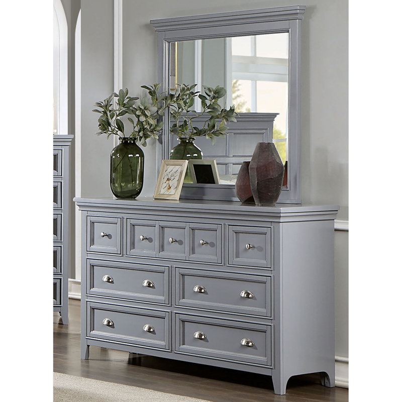 Genesha 56'' W 7 - Drawer Dresser, Gray