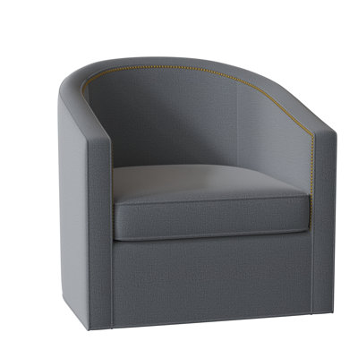 Fauteuil demi-tonneau de 34 po Ambre
