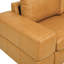 Canapé modulaire à large accoudoirs en cuir assorti-926821217