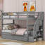 Hawah Kids Twin Over Twin Bunk Bed-1917525336