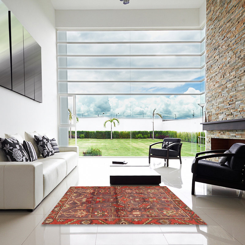 Oriental Indoor Rug, Square 3'