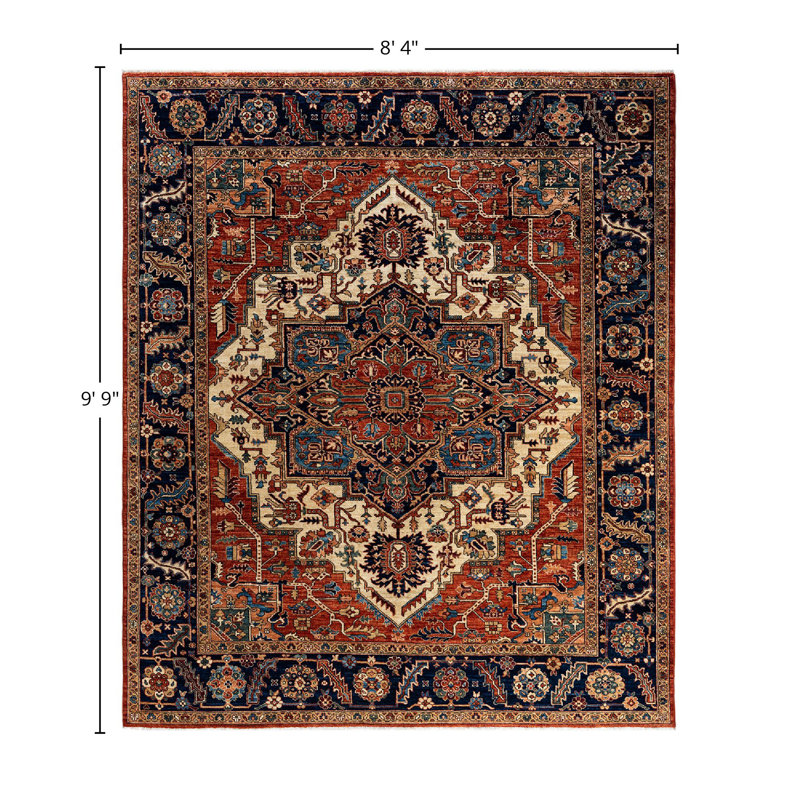 Serapi One-of-a-Kind 8' 4" X 9' 9" Hand Knotted Area Rug