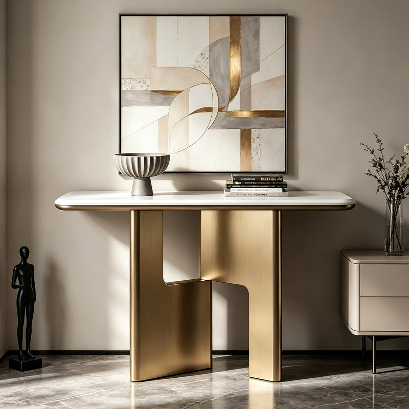 Console Italian Luxury, 33.5" H x 39.4" W x 13.8" D