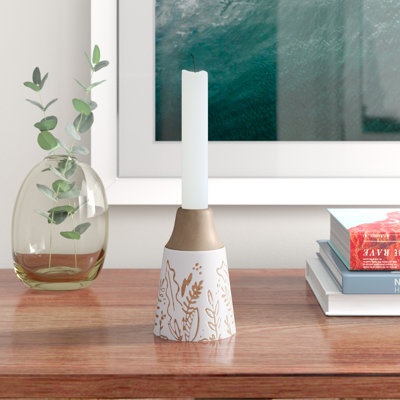 Bougeoir de table en céramique 4,5 po