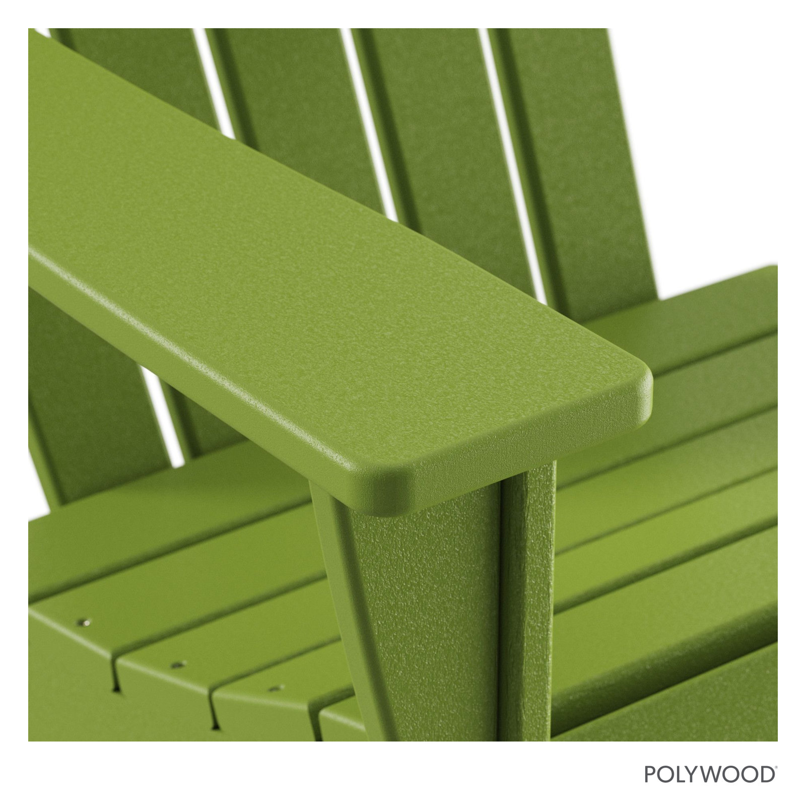 POLYWOOD® Nautical Adirondack Chair, Lime