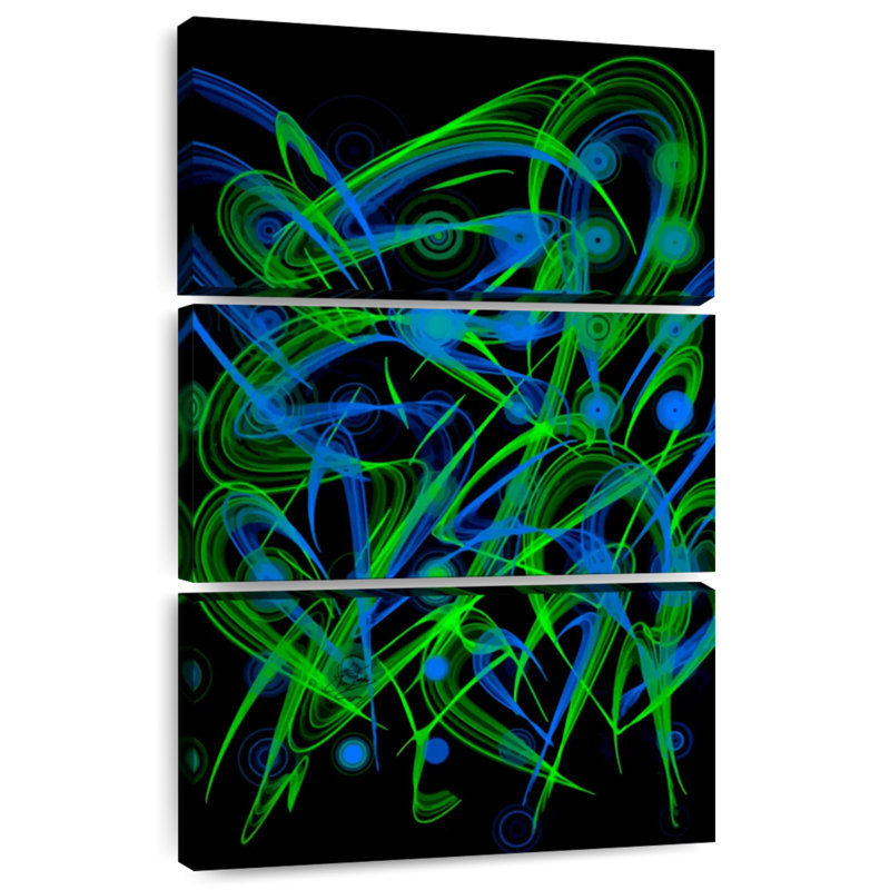 Avery Neon Peacocks, 32" H x 20" W
