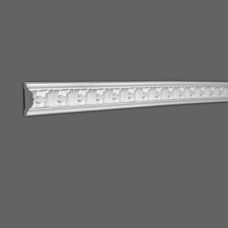 2-1/4 in x 3/4 in x 94-1/2 in Leaf Polyurethane Panel Moulding Pro Pack 55 LF