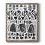 Toile encadrée de qualité supérieure gris Arches III - prête à être accrochée-1429934911-1429934915