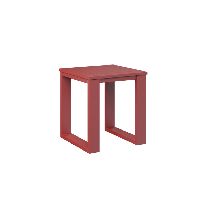 Nordic End Table, Red