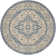 Girard Hooked Cream/Blue Indoor/Outdoor Rug