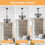  Luminaire suspendu de style lustre contemporain en cristal de cristal à 6 lumières K9-644785488