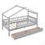 Lit simple en bois avec deux tiroirs-2135624943