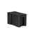 10-pc Modern Dining Table Set a Dining Table with a coffee Table and a wooden Bench and 7 Black Polyester Stackable Chair, Wire Brushed Black-124569951-124569958-124569952