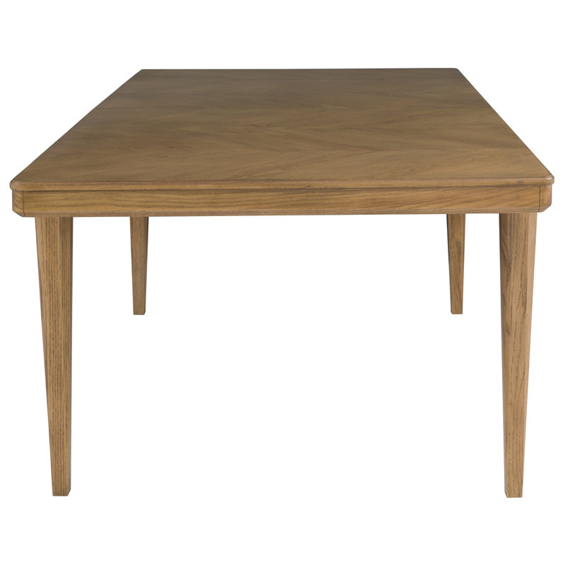 Maxwell Solid Oak Dining Table, Sunlit Oak