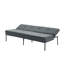 Canapé-lit futon convertible de 70 pouces, gris foncé-457763665