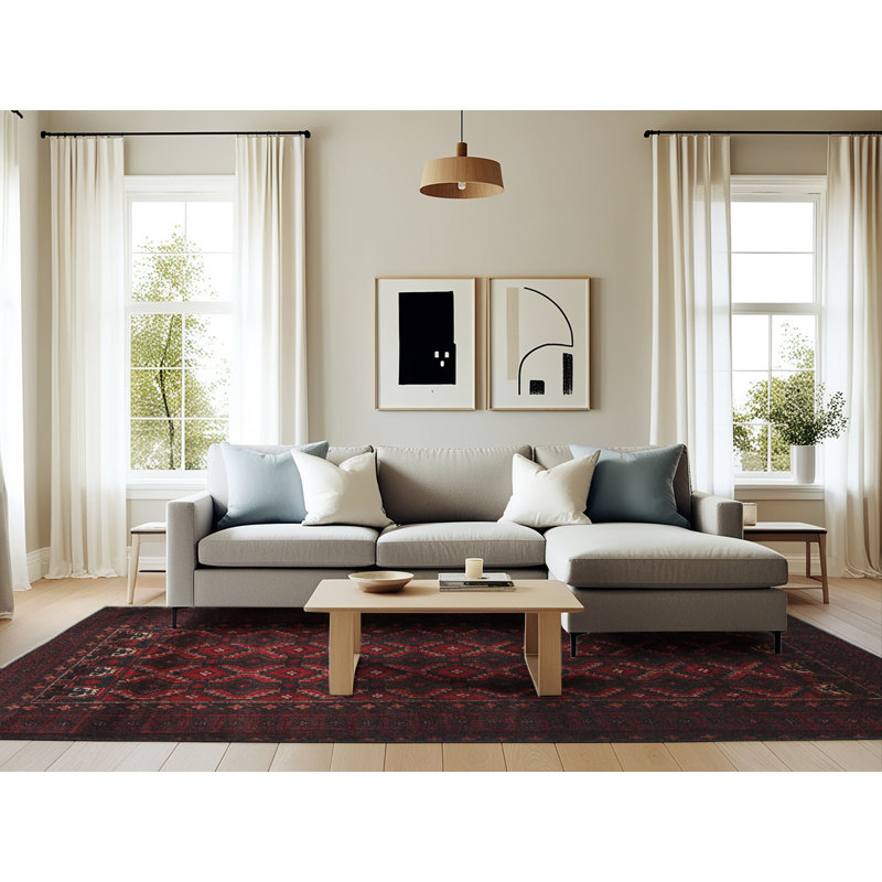 Southwestern Indoor Rug, Rectangle 6' x 9'