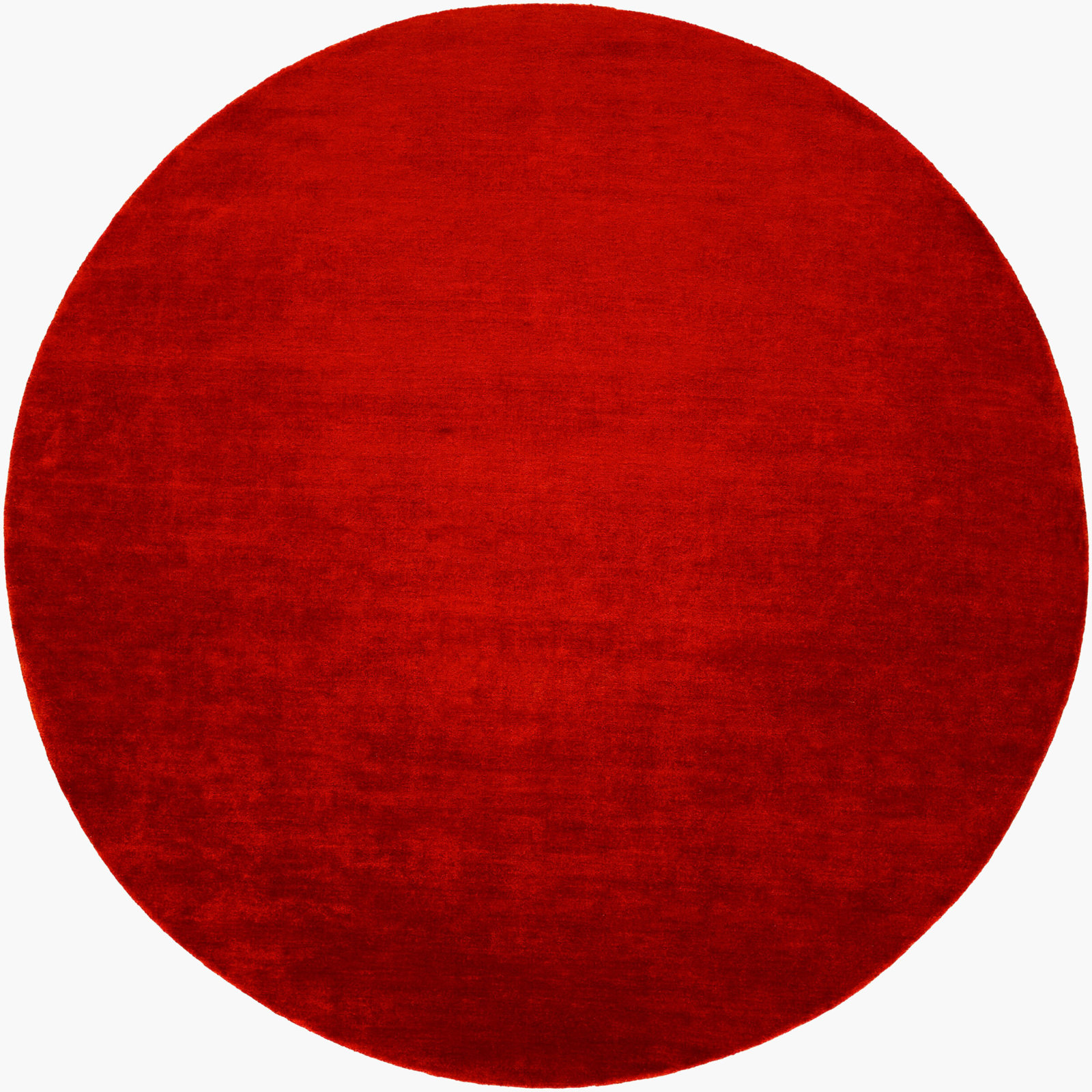 Clio Wool Rust/Burnt Rug, Round 10'