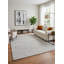 Tapis taupe / ivoire tissé à la main Puja-89061052
