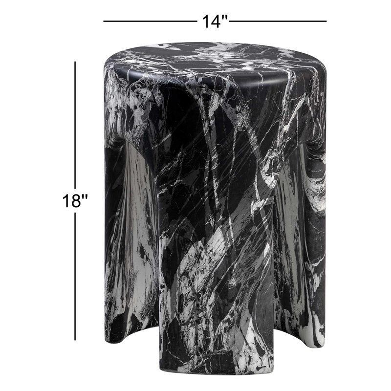 Fritule Concrete Top End Table