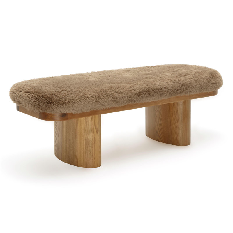  Banc droit, Taupe, 16" H x 48" W x 16.5" D