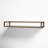 Chainbridge Rectangular Metal and Glass Accent Shelf-1430841253