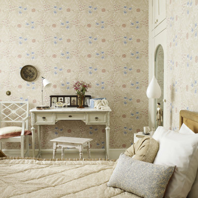 Larkspur 10.05m x 52cm Matte Wallpaper Roll
