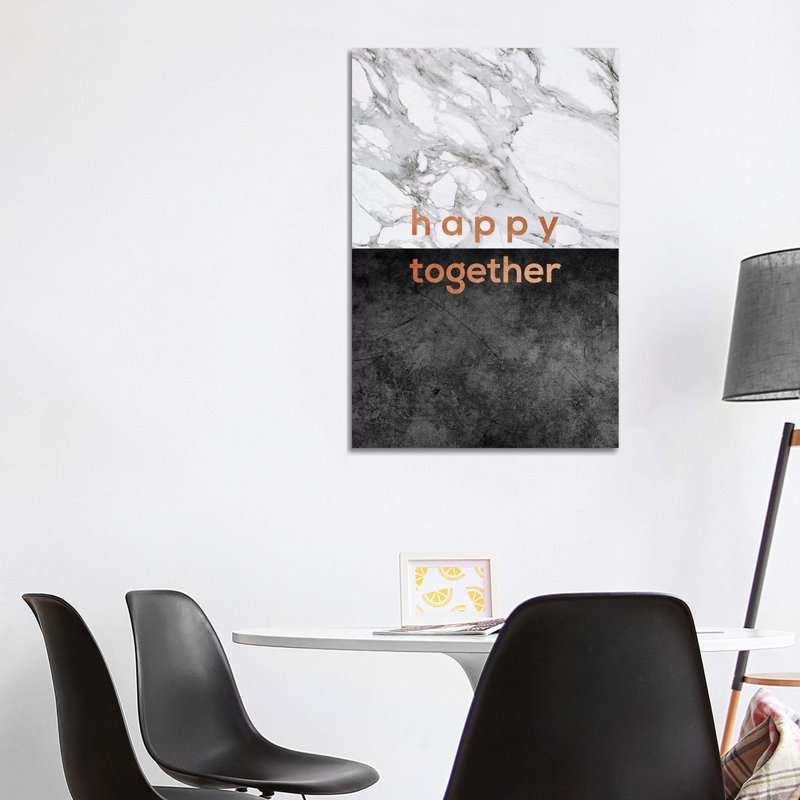 Happy Together Copper by Orara Studio - Wrapped Canvas Gallery-Wrapped Canvas Giclée, 101.6 cm H x 66.04 cm W x 1.91 cm D