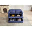 Causeuse modulaire avec repose-pieds double Calkins-100278782