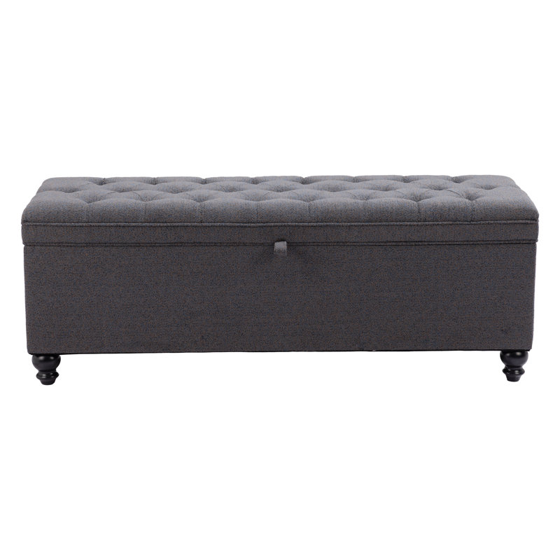 Halifax Polyester Upholstered Storage Bench