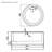 59'' x 59'' Soaking Acrylic Bathtub