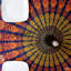 Tapisserie en coton sanganer mandala peacock-529577654-529577655
