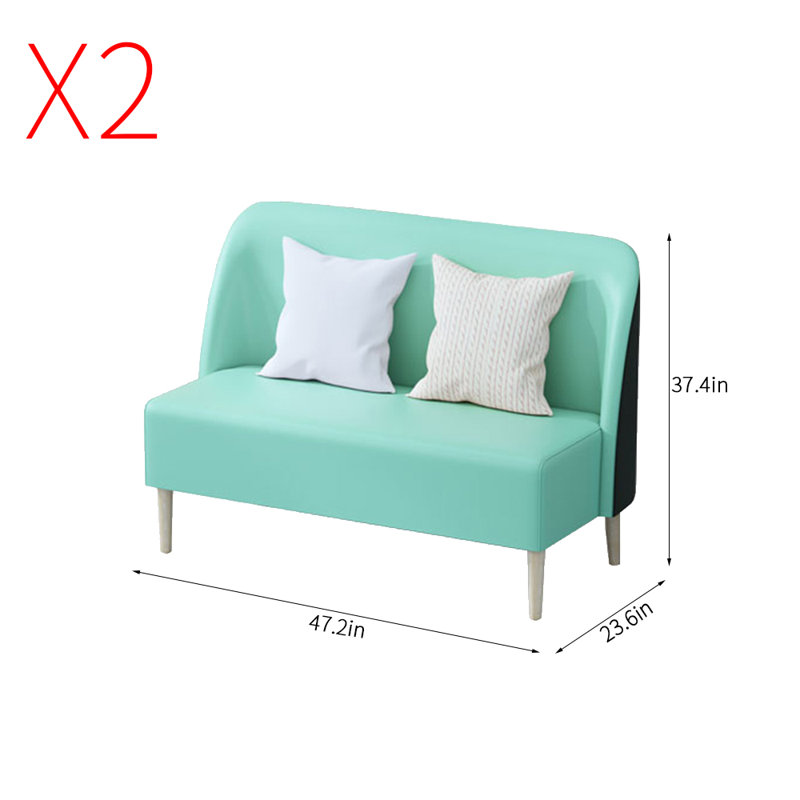 Banc simple et luxueux en similicuir