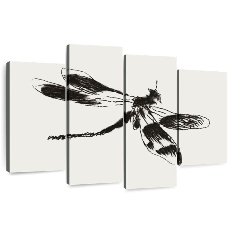 Dragonfly Plate 1 From Le Fleuve 1874