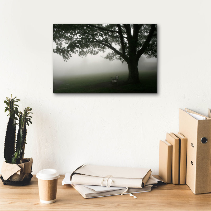 «Misty Bench» par PhotoINC Studio, H 12 po x l 18 po x P 0,75 po