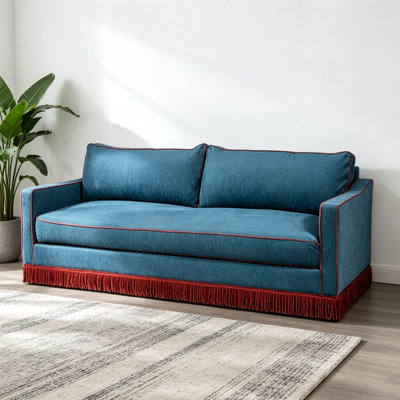 Retro Blue Sofa