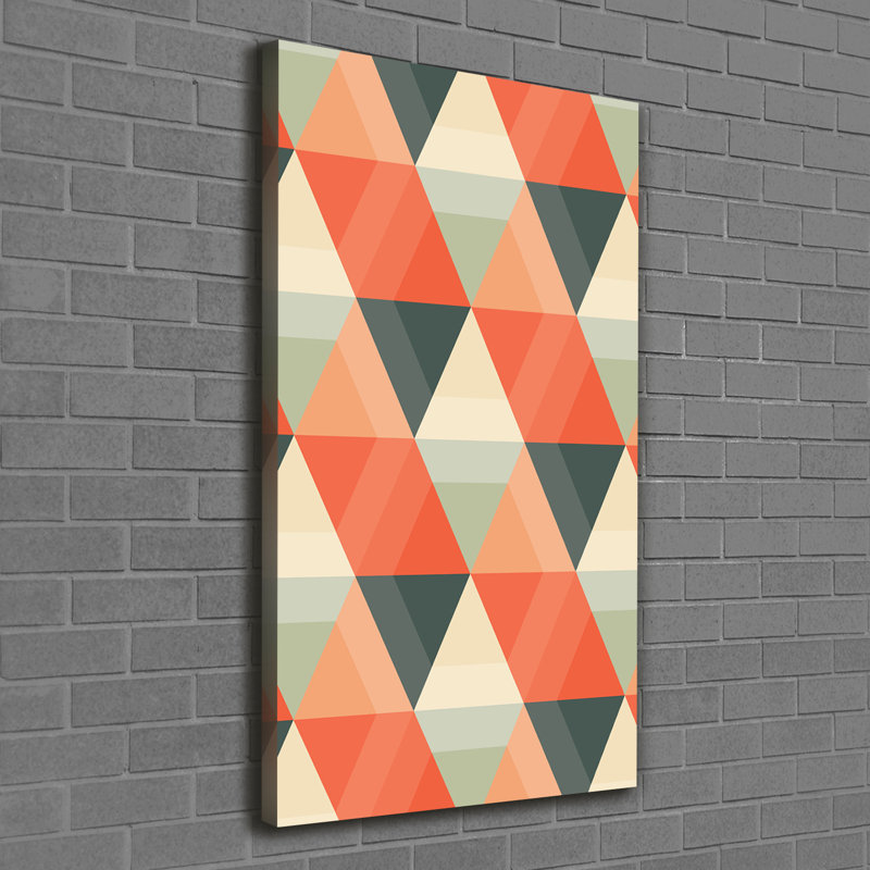 Geometric Background - Wrapped Canvas Print