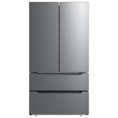 Moffat 36" 22 Cubic Feet Energy Star Smudge-Resistant French Door Refrigerator with Water and Ice Dispenser