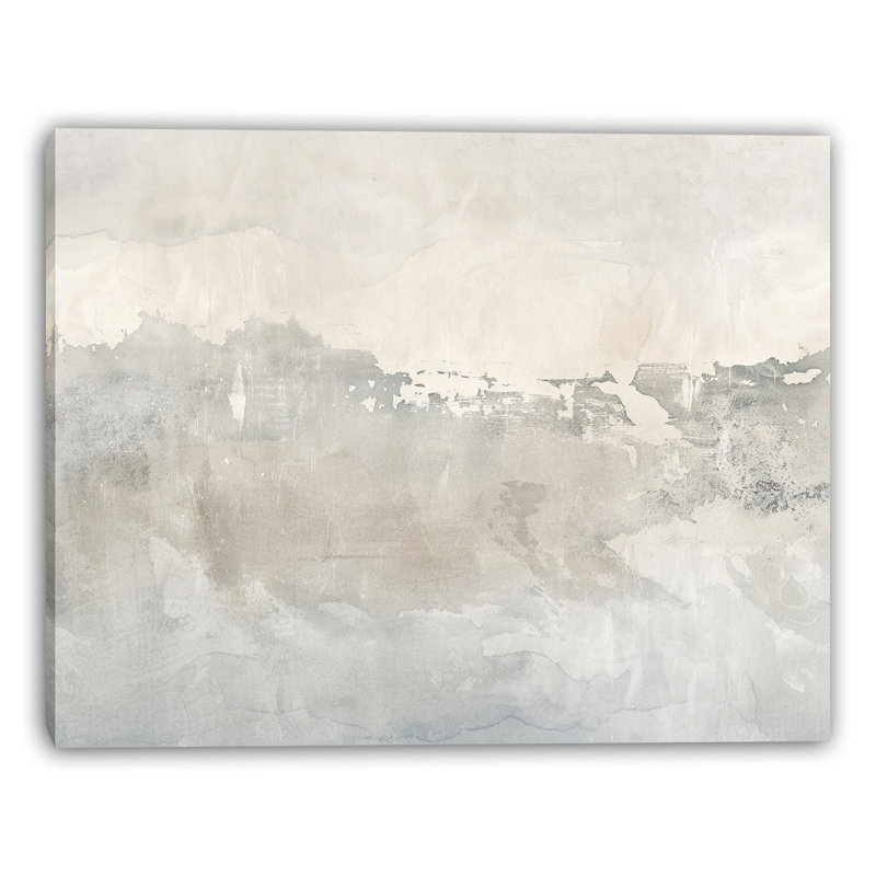 Nuage délavé sur toile tendue, H 16 po x l 24 po x P 1,5 po