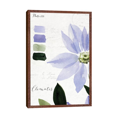 Clematis 1 Piece Painting on Canvas