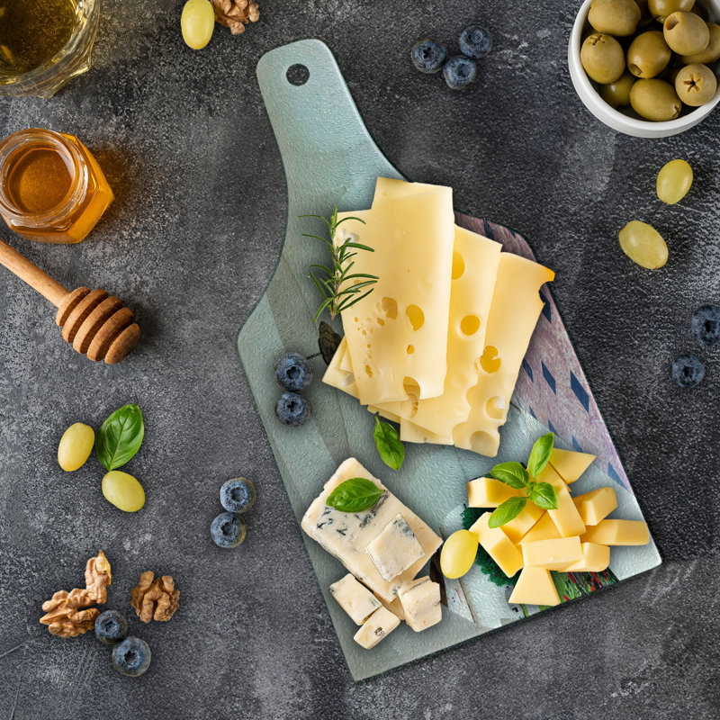 Planche à découper en verre trempé Ambesonne