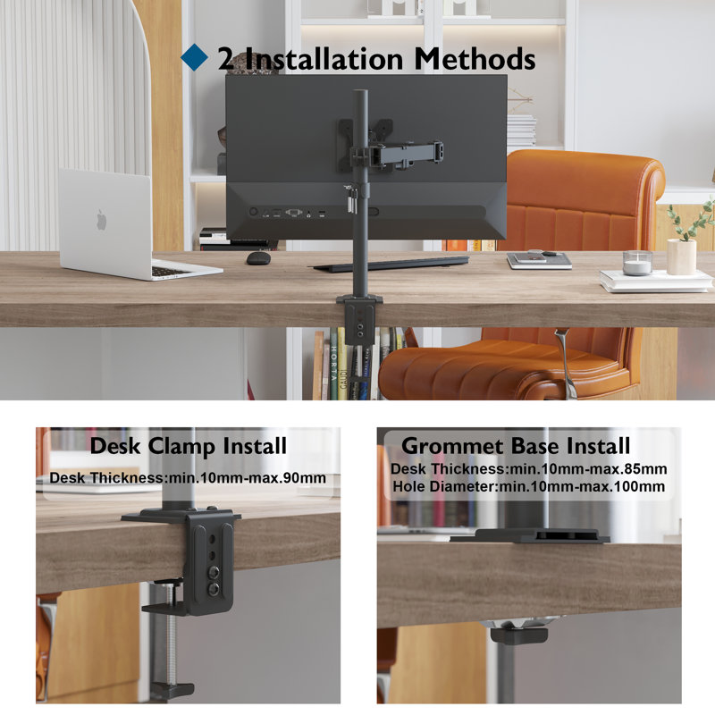 Nerbone Symple Stuff Single Screen Desktop Mount