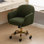 Dinorah Velvet Office Swivel Chair Height Adjustable