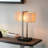 Quellenhof 50cm Bed Side Table Lamp Floor and Table Lamp Base Set with USB and Outlet-70656157
