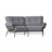 Terrace 82.5'' Wide Iron Loveseat with Cushions-43010740-26148286