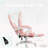 Gaming Chair With Footrest, Racing Gamer Chair, Headrest And Lumbar Support, For Home And Office