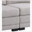 Causeuse en lin gris clair 70,5 po Kristin