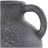 Calila Handmade Watertight Ceramic Table Vase with Textured Whitewashed Finish and Handles