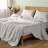 Linen Sheets Set, 100% Linen Bed Sheets- 4 Pcs-93647379-93647380