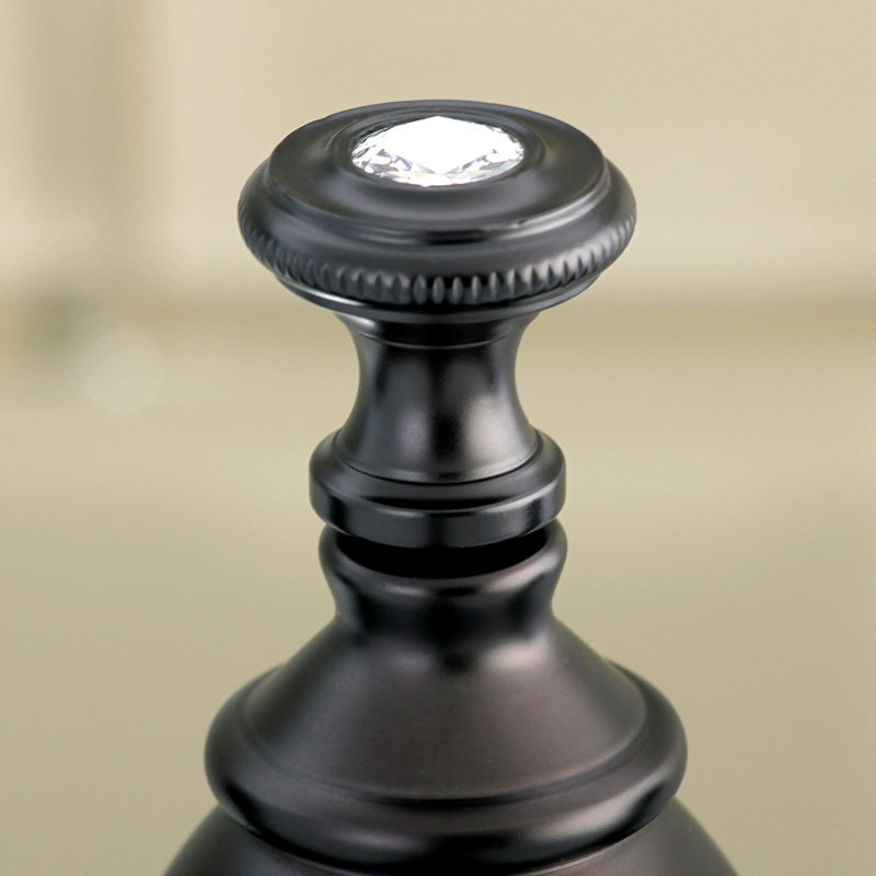 Kingston Brass Wilshire Two-Handle 3-Hole Deck Mount 4" Centerset Bathroom Faucet with Brass Pop-Up, Oil rubbed bronze