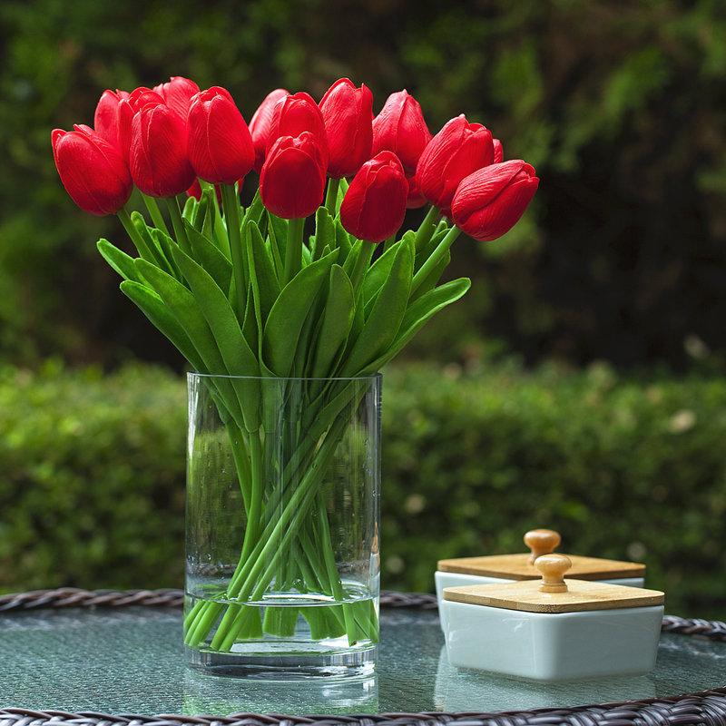 Centre de table Real Touch, Rouge
